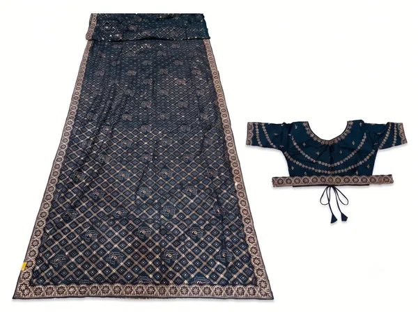 Navy_Blue_Vichitra_Silk_Printed_Saree_With_Blouse_Piece_For_Women