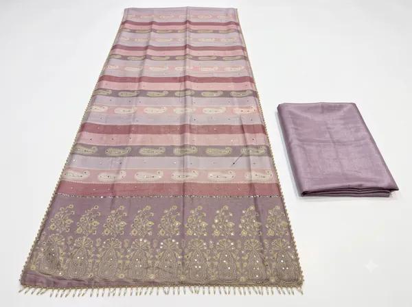 Mauve_Weaving_Mirror_Striped_Saree_With_Blouse_Piece_For_Women