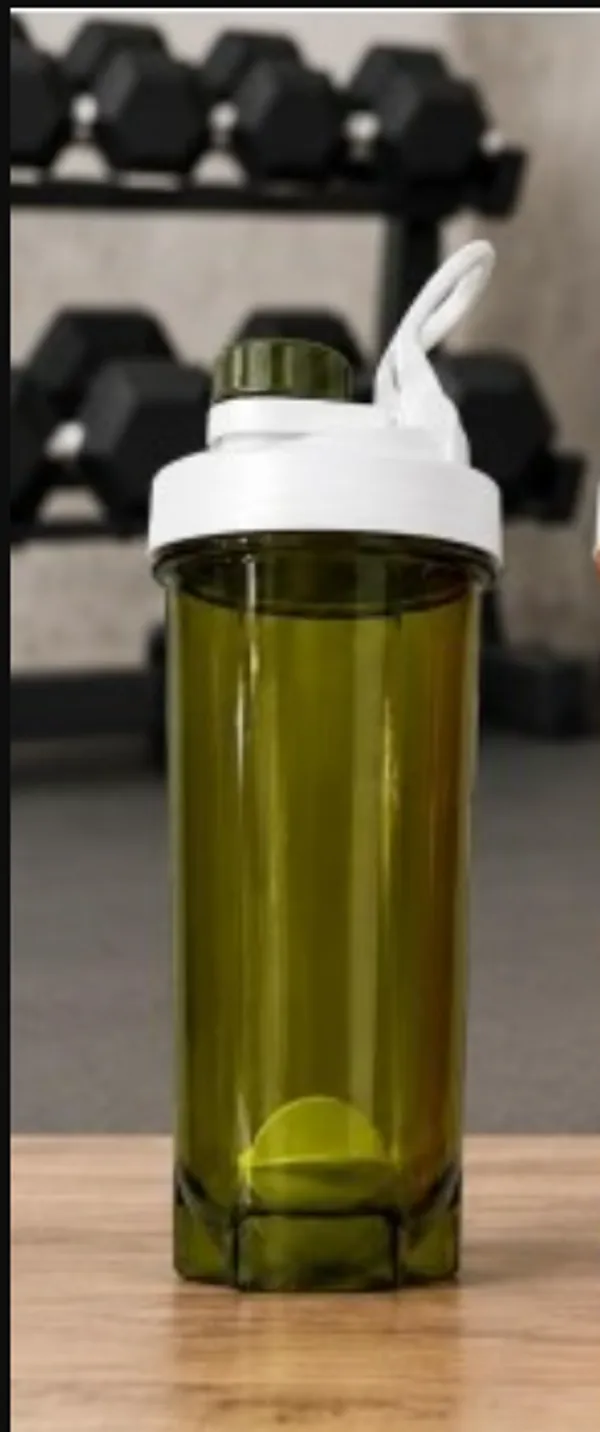 Green_Bpa-Free_Plastic_Sports_Shaker_Bottle_With_Spout_Lid_-_Pack_of_2