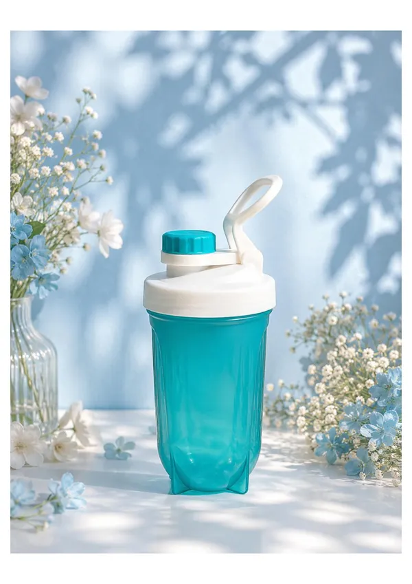 Turquoise_Bpa-Free_Plastic_Shaker_Bottle_With_Flip_Lid_-_Pack_of_2