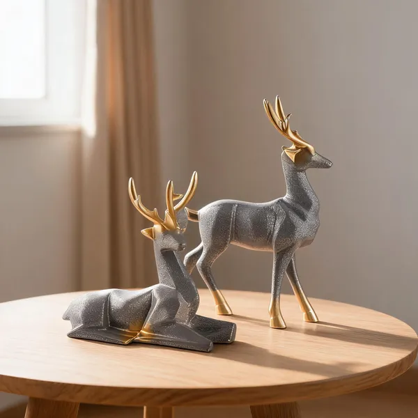 Resin_Deer_Statue_Grey_Set_Of_2