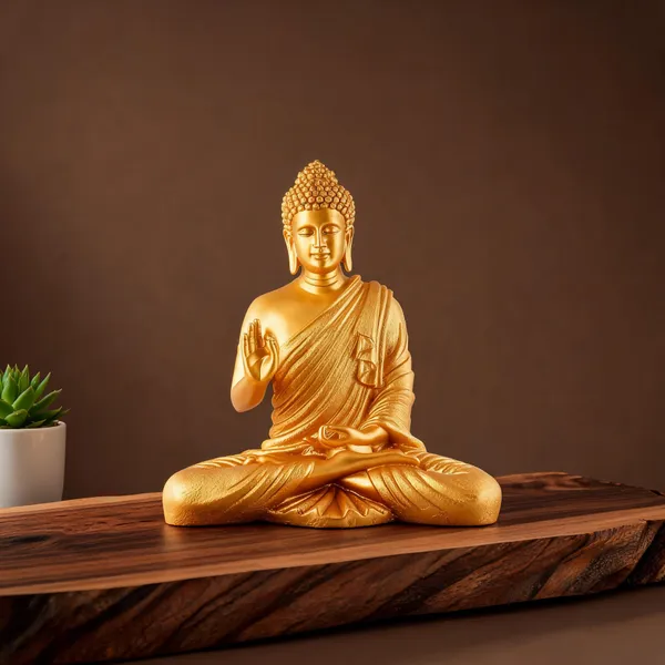 Resin_Meditating_Buddha_Statue_Golden_15_Inch