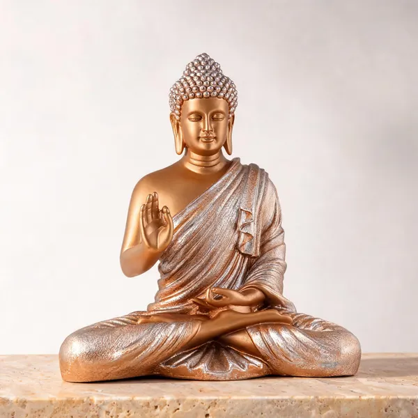 Resin_Meditating_Gautam_Buddha_Statue_Rose_Gold