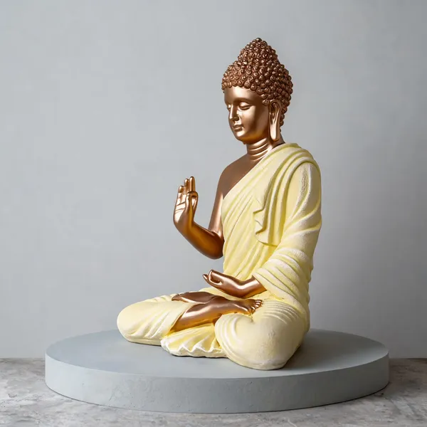 Resin_Meditating_Gautam_Buddha_Statue_Golden_Cream