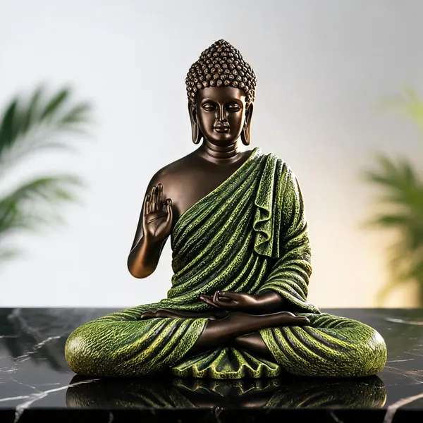 Uag_Exports_Resin_Meditating_Buddha_Statue_Grey_Green