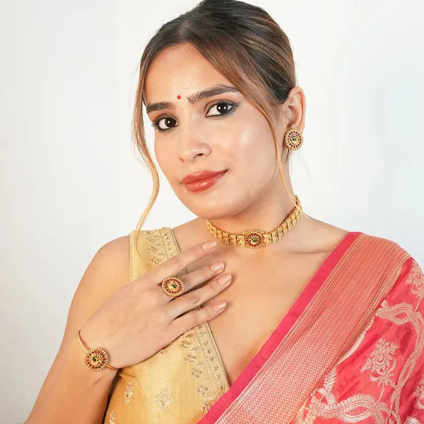 Antique_Gold_Jewellery_Combo_Choker_Earrings_Bracelet_Ring_Default_Title
