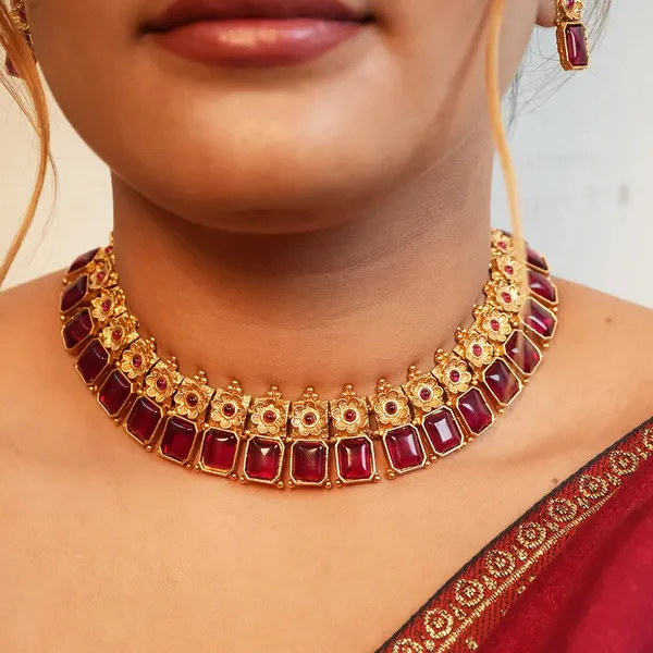 Ruby_Flower_Necklace_Set_Default_Title