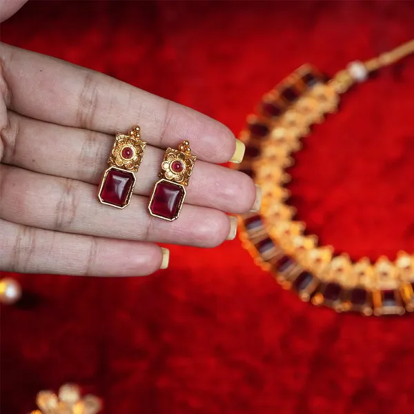 Ruby_Flower_Necklace_Set_Default_Title