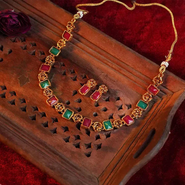 Ruby_Emerald_Antique_Gold_Necklace_Default_Title