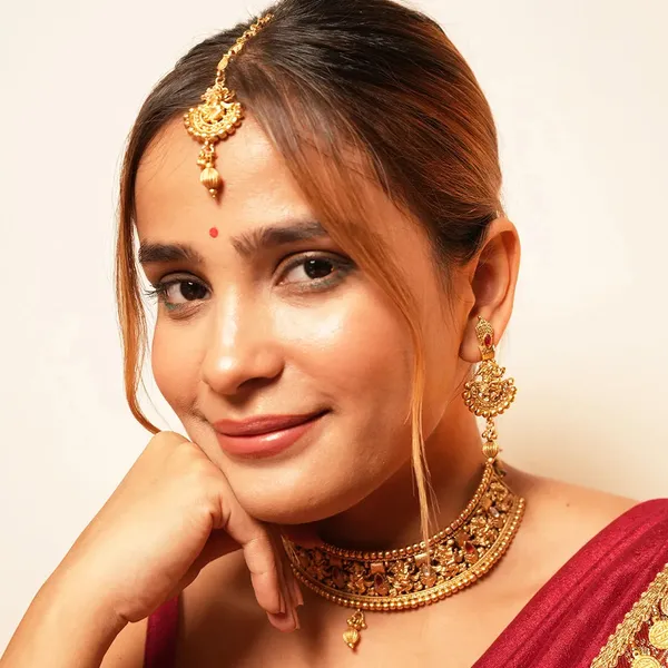 Ganesha_Choker_Necklace_Set_With_Mang_Tikka_Default_Title