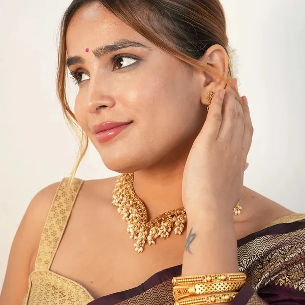 Gajra_Haar_With_Rice_Pearl_Hanging_Default_Title