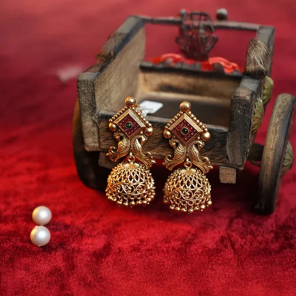 Mayura_Antique_Gold_Jhumka_Default_Title