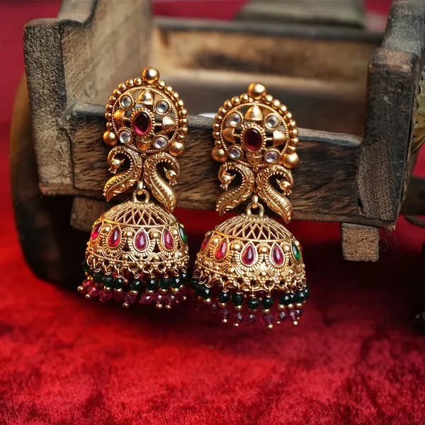 Antique_Gold_Ruby_Jhumka_Default_Title