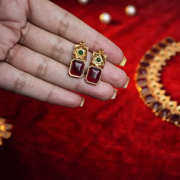 Ruby_Flower_Necklace_Set_Default_Title