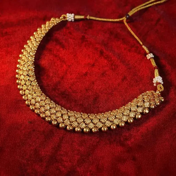 Pushpanjali_Antique_Gold_Necklace_Default_Title