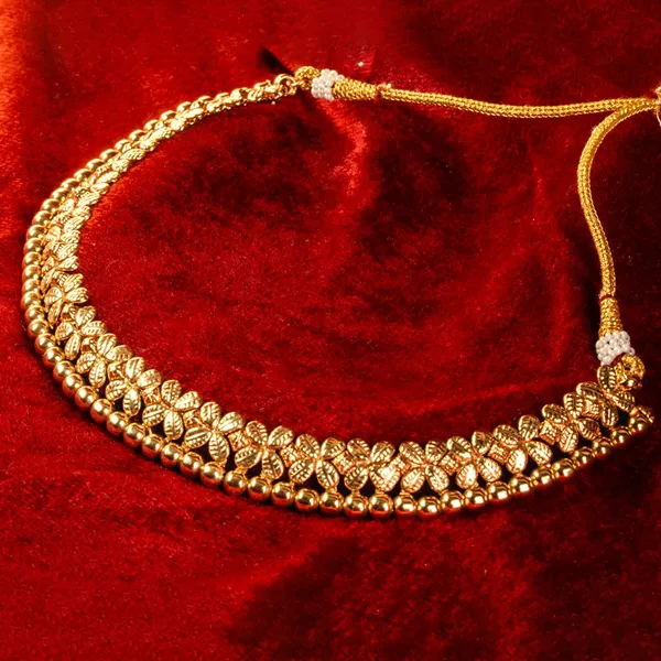 Pushpika_Gold_Necklace_Default_Title