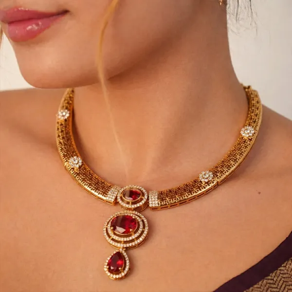 Noor_Ruby_Charm_Necklace_Set_Default_Title
