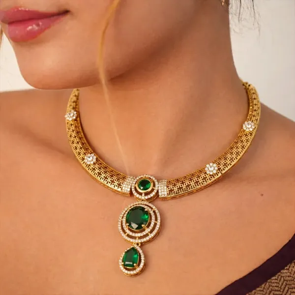 Noor_Green_Charm_Necklace_Set_Default_Title