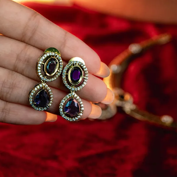 Noor_Purple_Charm_Necklace_Set_Default_Title