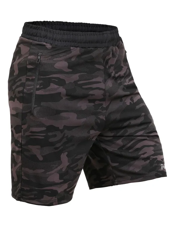 Mens_Camouflage_Workout_Shorts