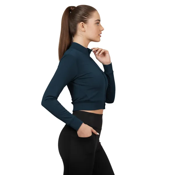 Women_Zip_Up_Stand_Collar_Crop_Jacket