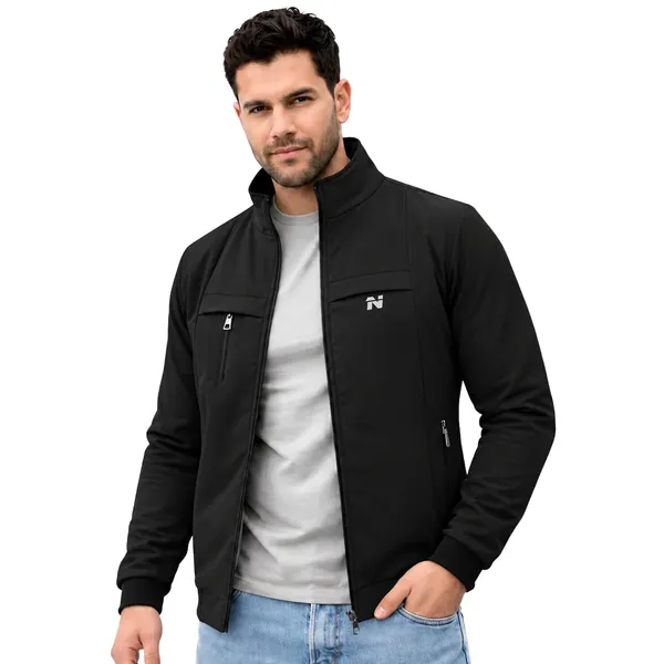 Men_S_Winter_Jacket_With_High_Neck_And_Full_Zip