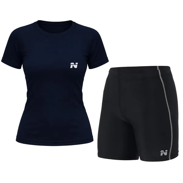 WoMens_Half_Sleeve_Compression_Sports_Set