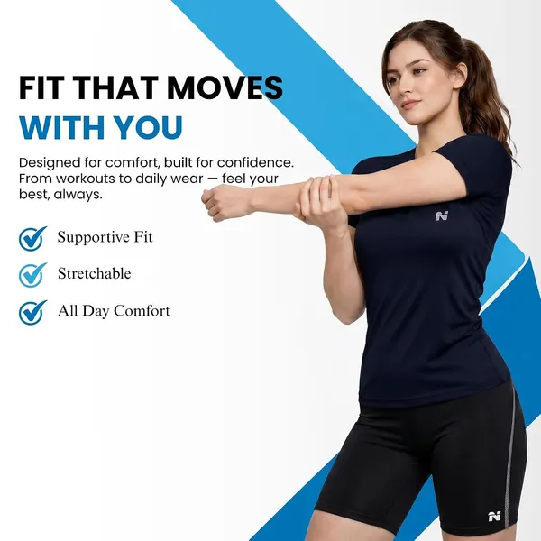 WoMens_Half_Sleeve_Compression_Sports_Set