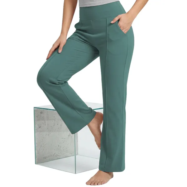 Women_High_Waist_Flare_Pants