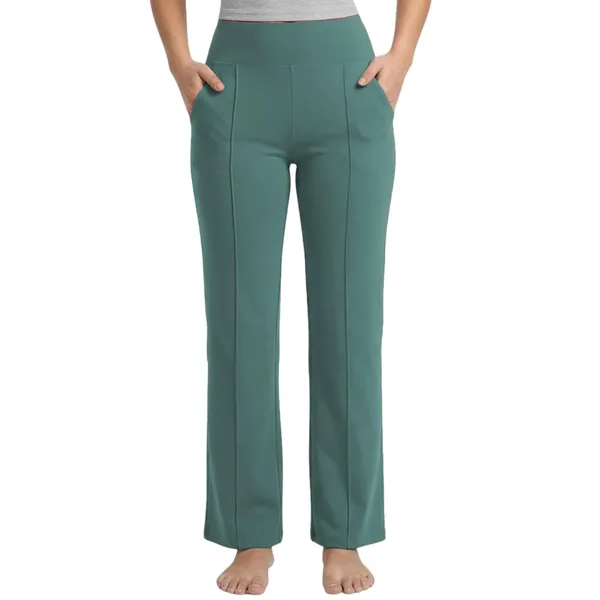 Women_High_Waist_Flare_Pants
