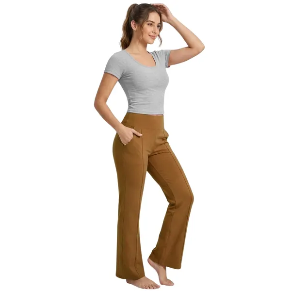 Women_High_Waist_Flare_Pants