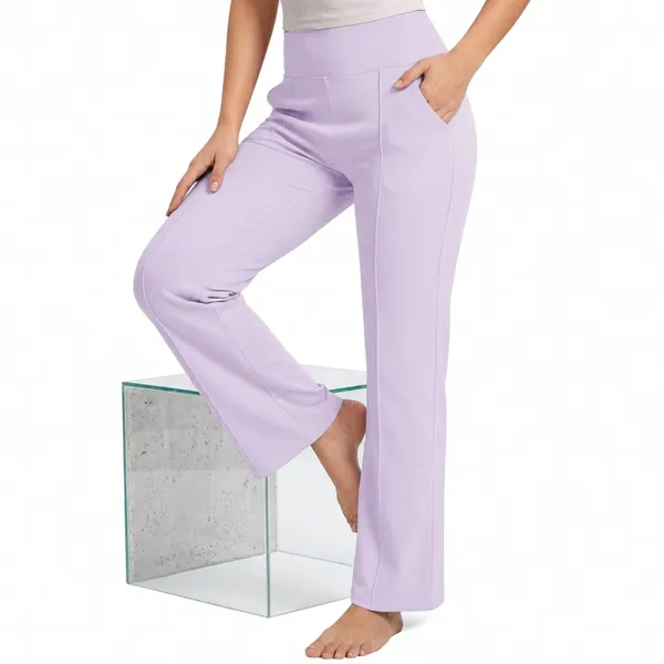 Women_High_Waist_Flare_Pants