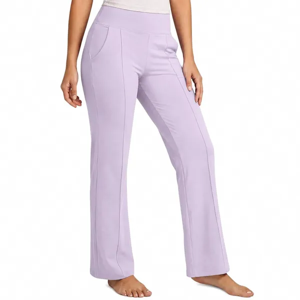 Women_High_Waist_Flare_Pants