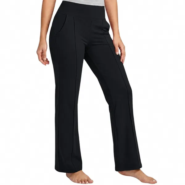 Women_High_Waist_Flare_Pants