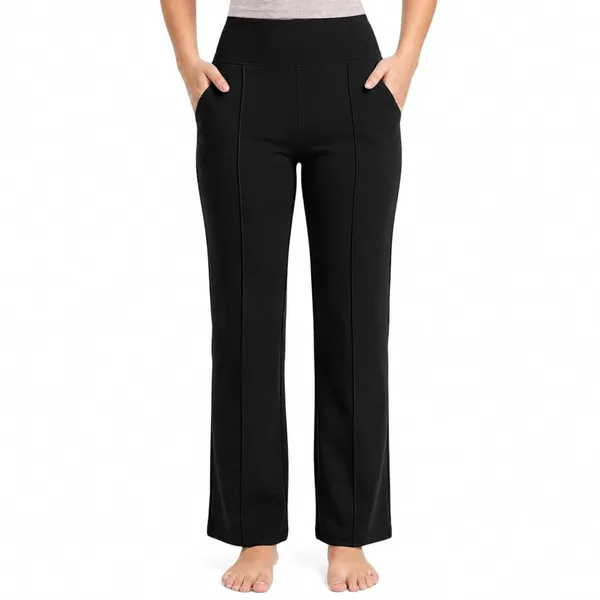 Women_High_Waist_Flare_Pants