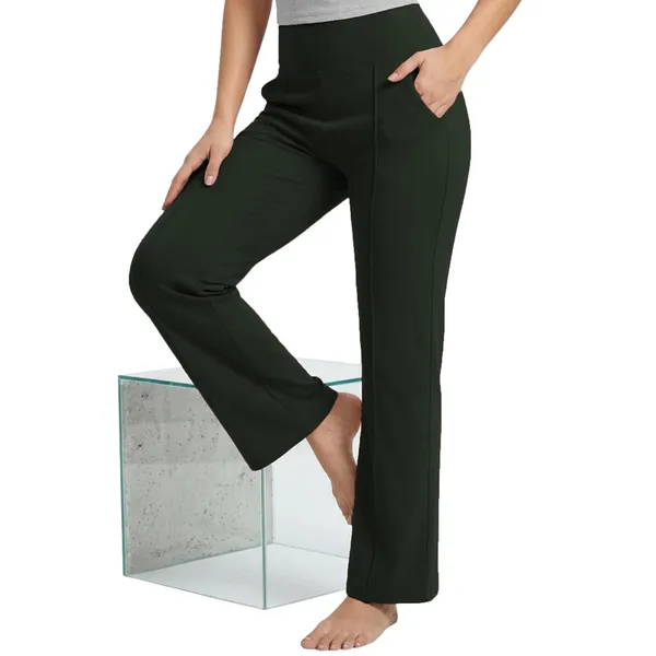 Women_High_Waist_Flare_Pants