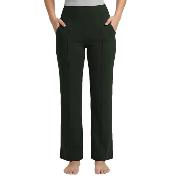 Women_High_Waist_Flare_Pants