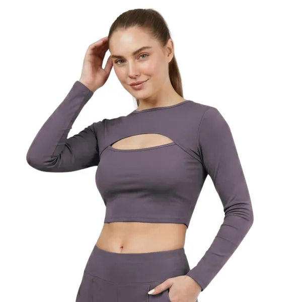 Women_S_Compression_Long_Sleeve_Crop_Top_And_Flare_Trouser_Set