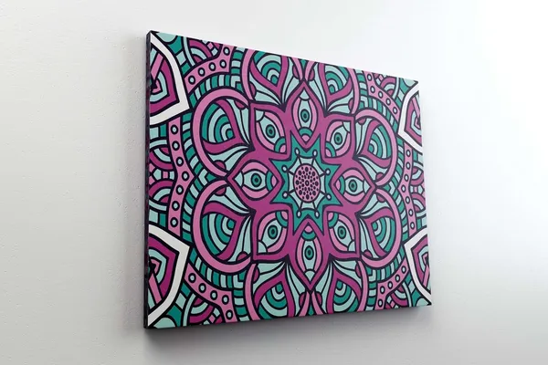 Mandala_Canvas_Painting_With_Frame