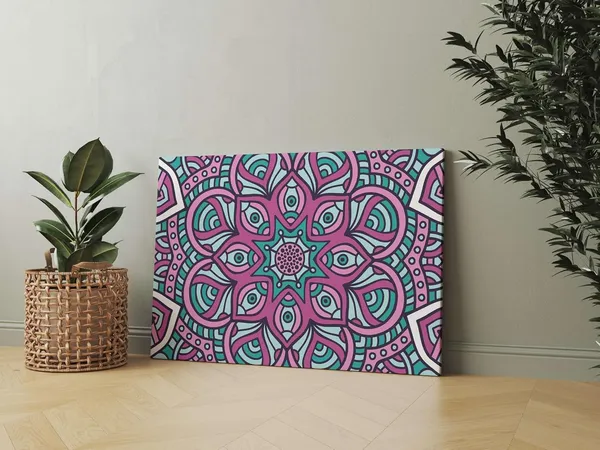 Mandala_Canvas_Painting_With_Frame