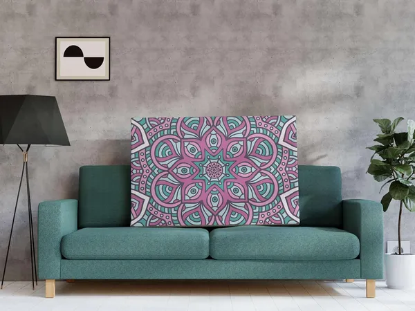 Mandala_Canvas_Painting_With_Frame