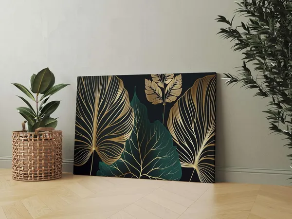 Framed_Canvas_Flower_Painting
