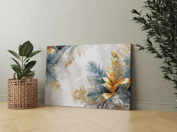 Framed_Canvas_Flower_Painting