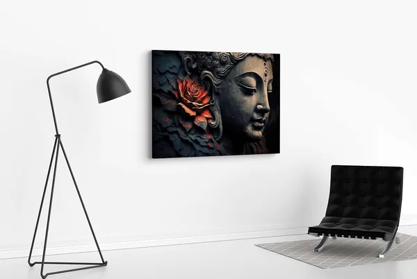 Buddha_Canvas_Painting_With_Frame