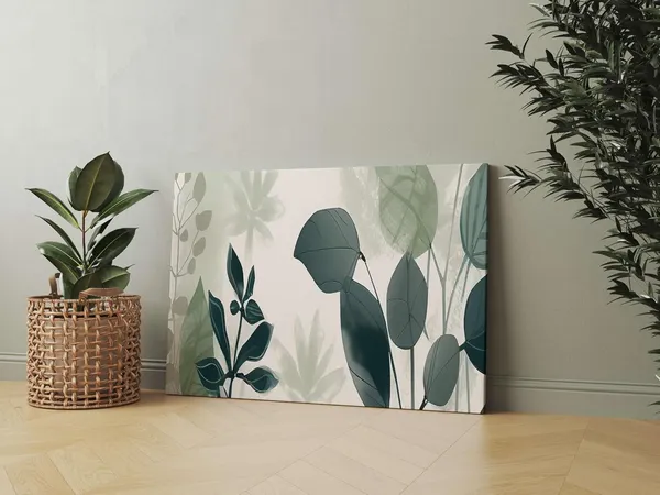 Framed_Canvas_Flower_Painting