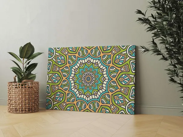 Mandala_Canvas_Painting_With_Frame