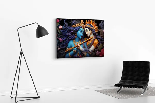 Radha_Krishna_Canvas_Painting_With_Frame
