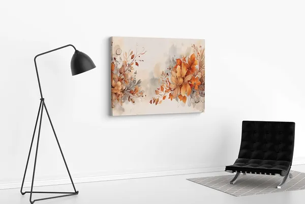 Framed_Canvas_Flower_Painting