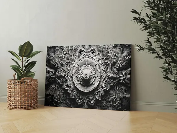 Mandala_Canvas_Painting_With_Frame