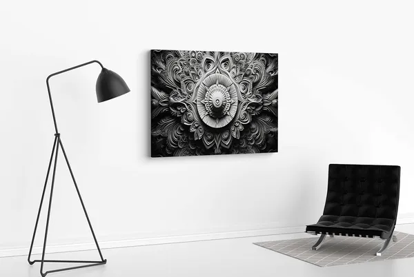 Mandala_Canvas_Painting_With_Frame